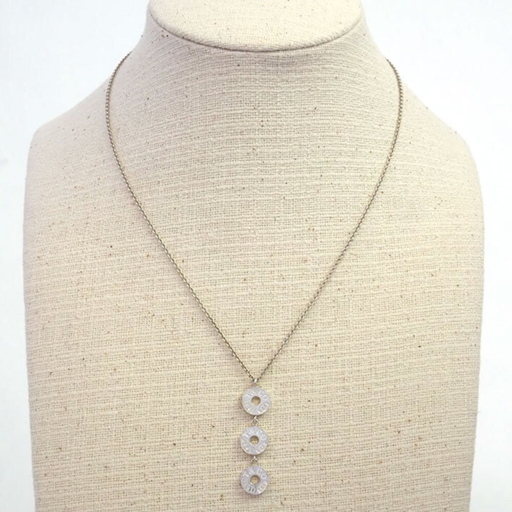 Tiffany Triple Circle Sterling Silver Necklace - Picture 5 of 5